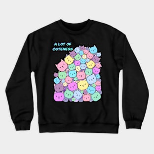 A lot of colorful cuteness Crewneck Sweatshirt